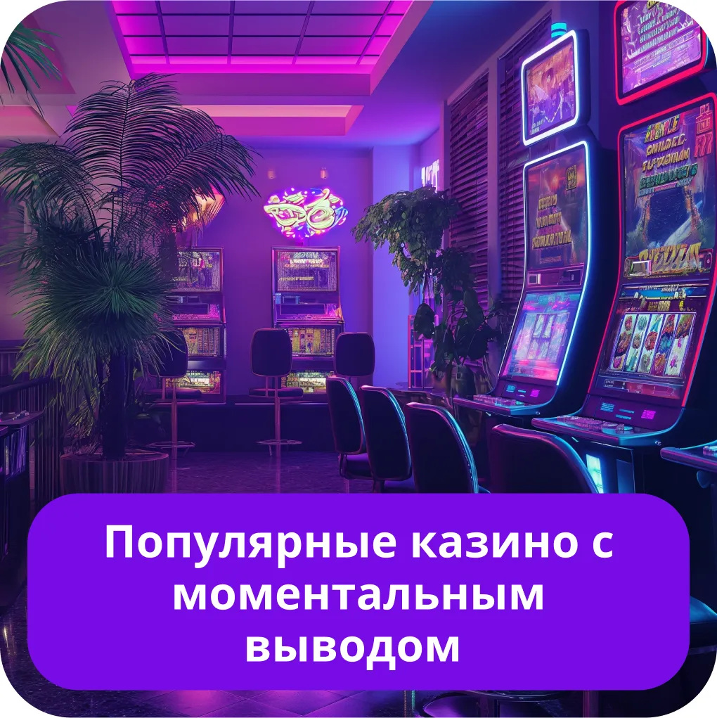 Интернет казино с моментальным выводом Казино с моментальным выводом